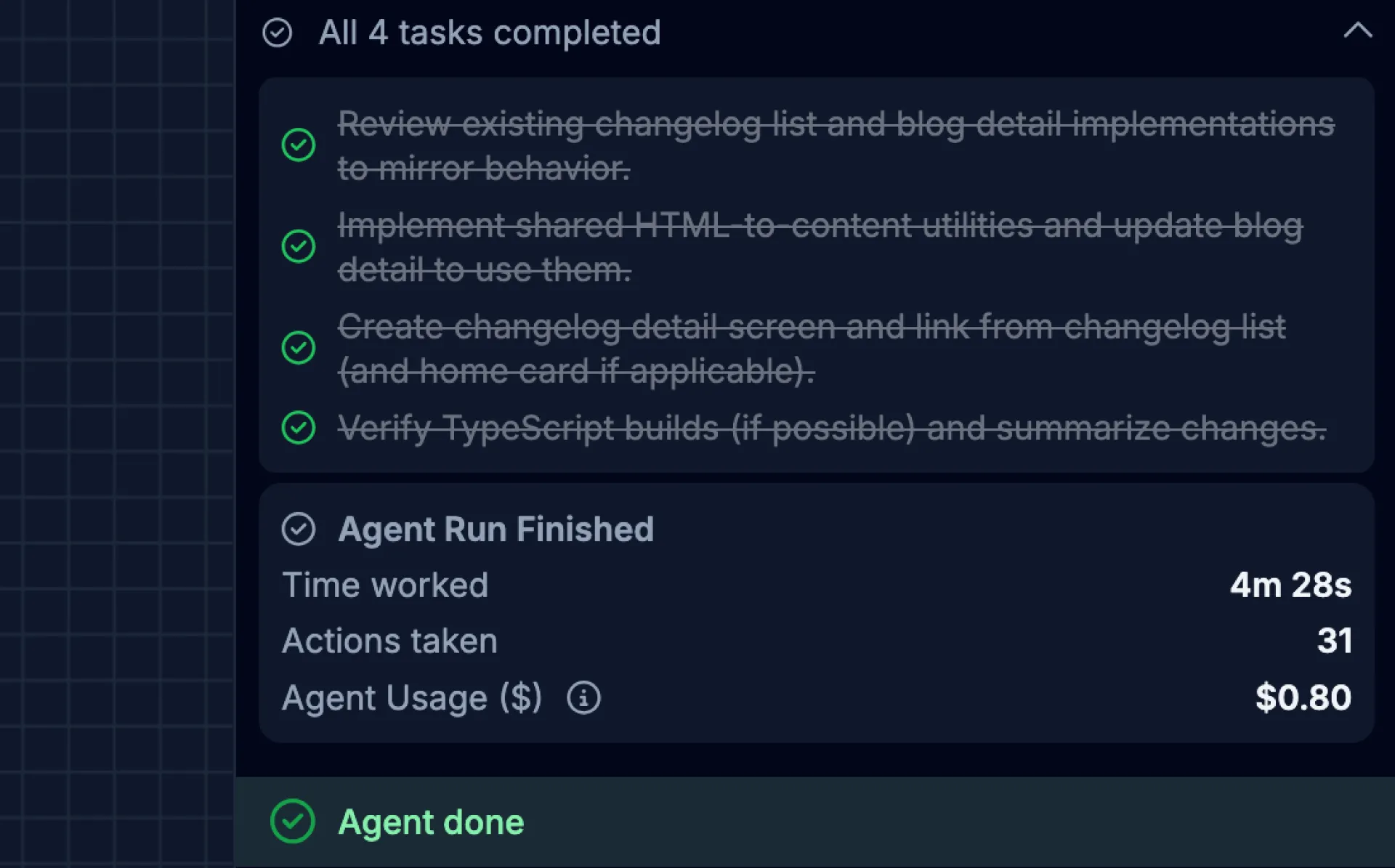 Agent Run Summary