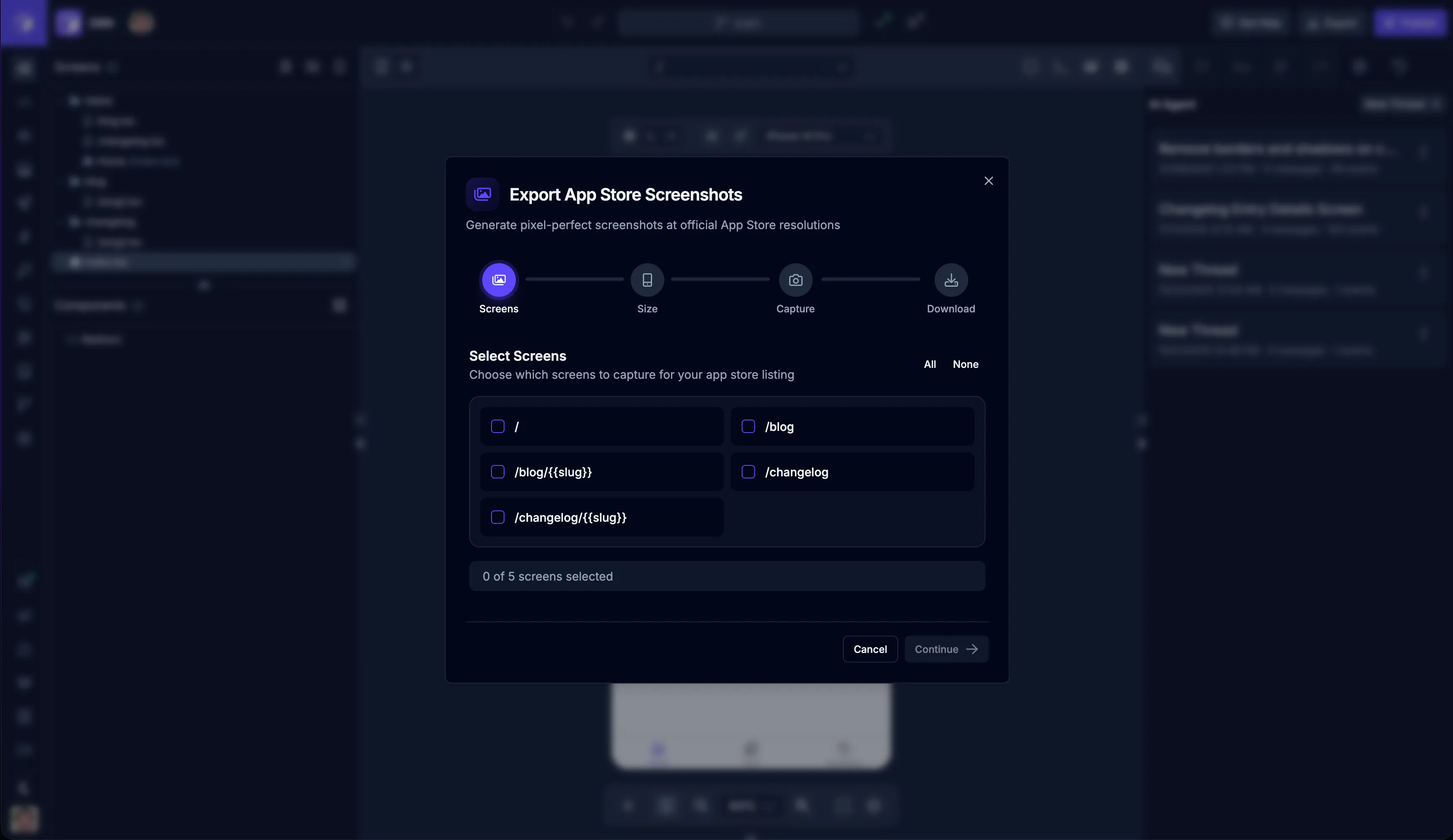 App Store Screenshots