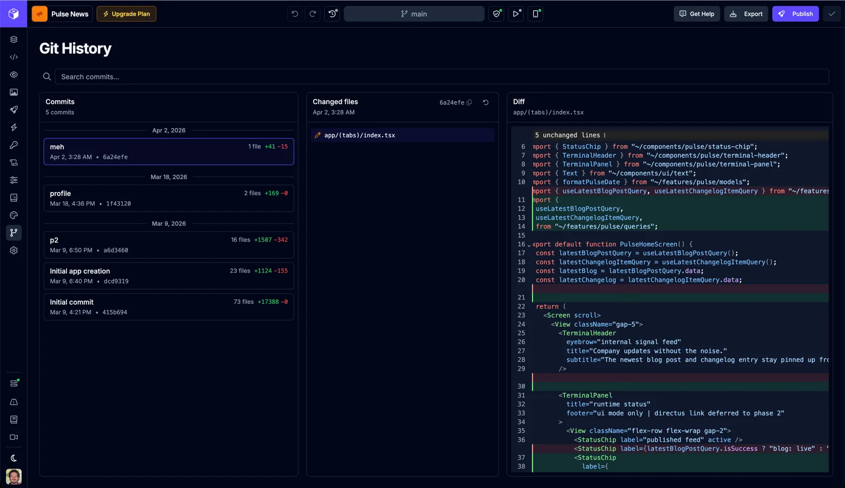 Git History
