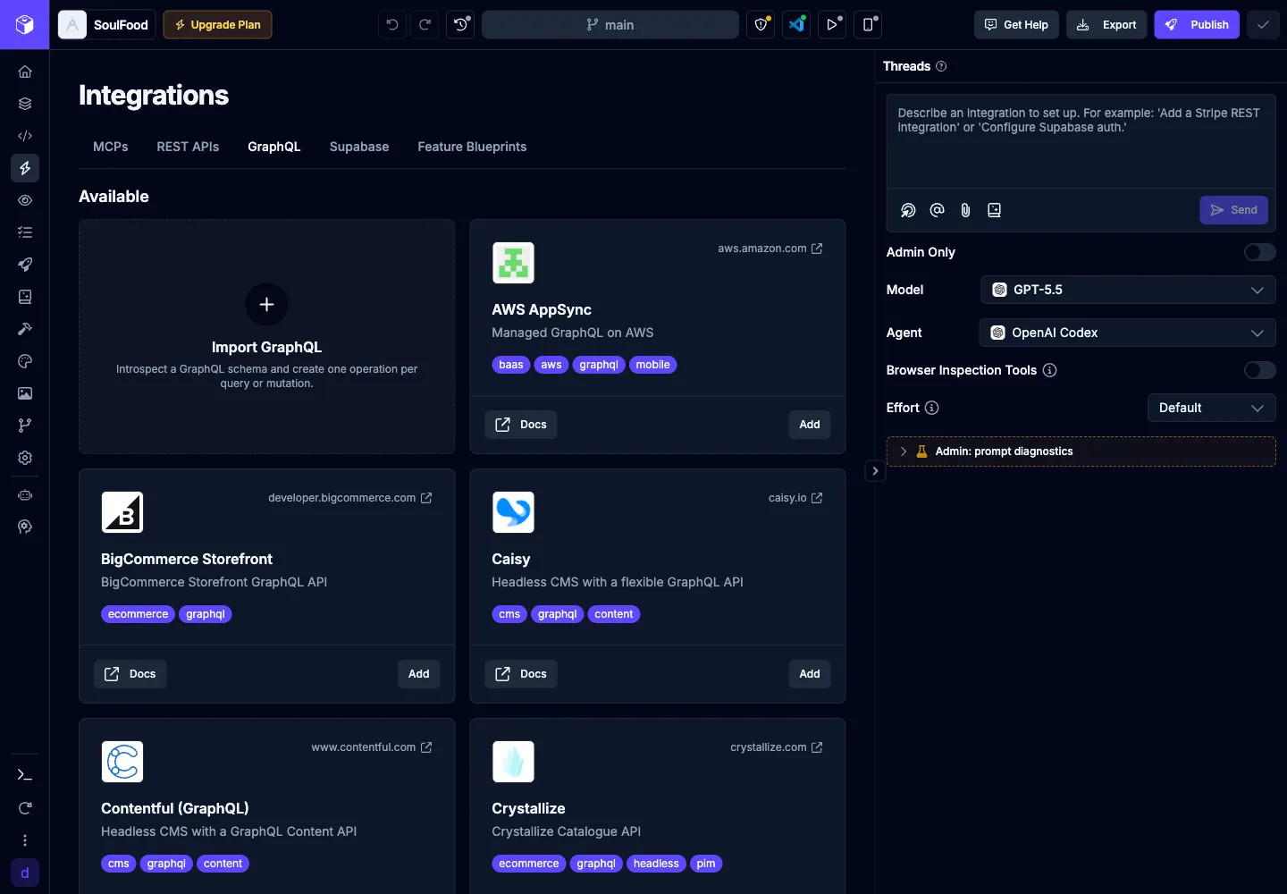 GraphQL integrations